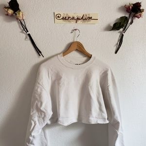 Oversized Cropped Sweater